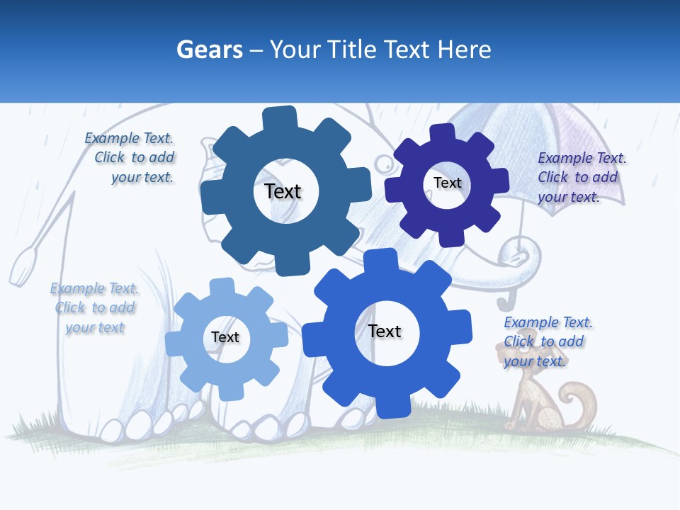Electric Cooling Home PowerPoint Template