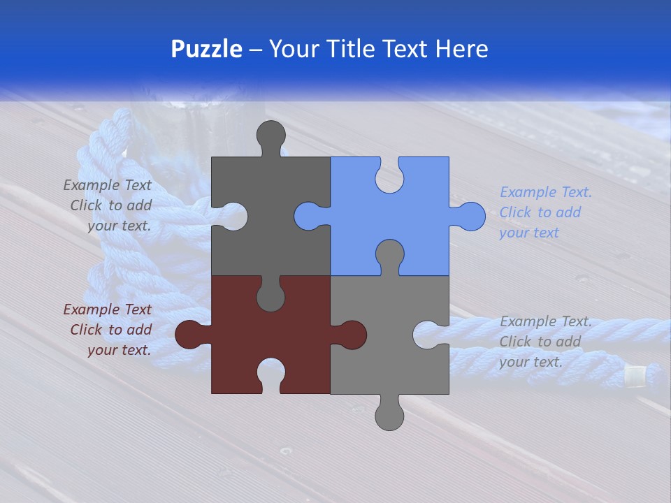 White Equipment Conditioner PowerPoint Template