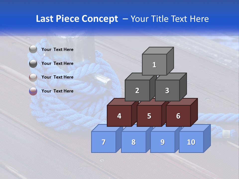 White Equipment Conditioner PowerPoint Template