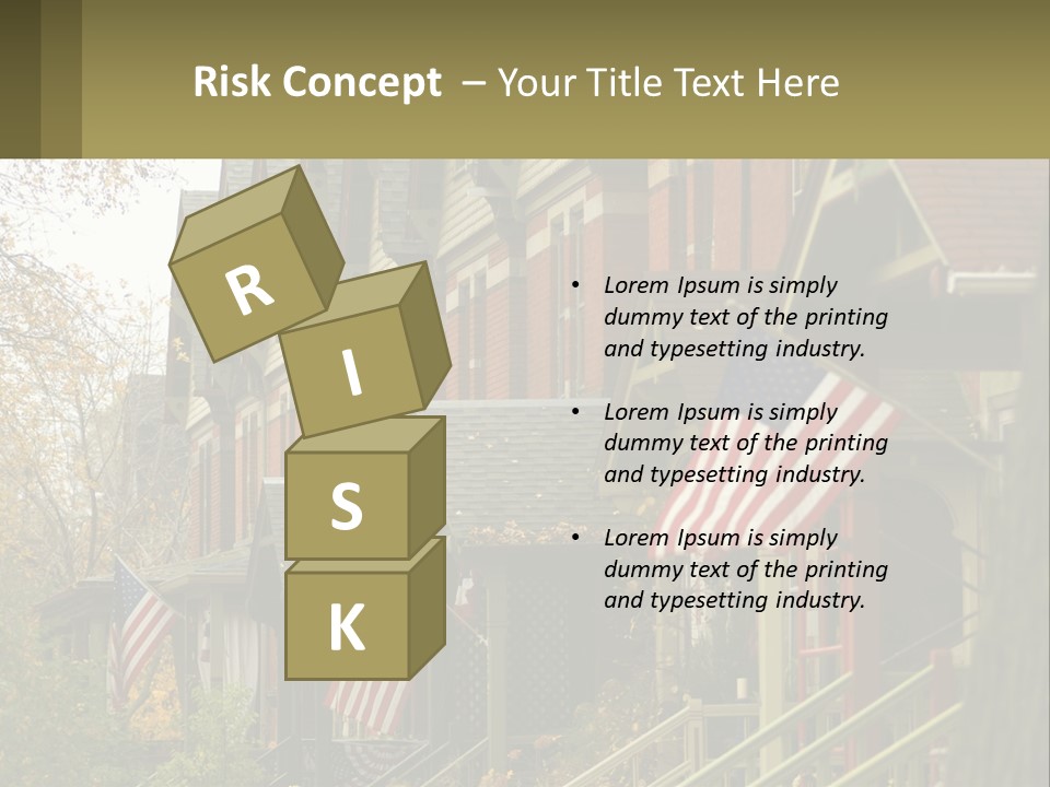 Cooling Equipment Home PowerPoint Template