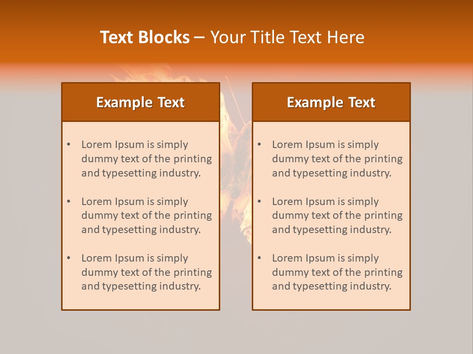Cool Heat Cold PowerPoint Template