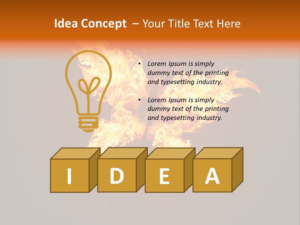 Cool Heat Cold PowerPoint Template