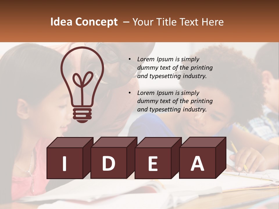 System Temperature House PowerPoint Template