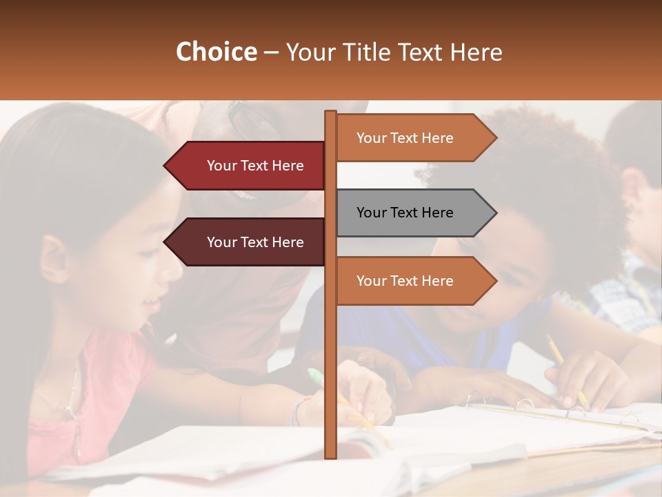 System Temperature House PowerPoint Template