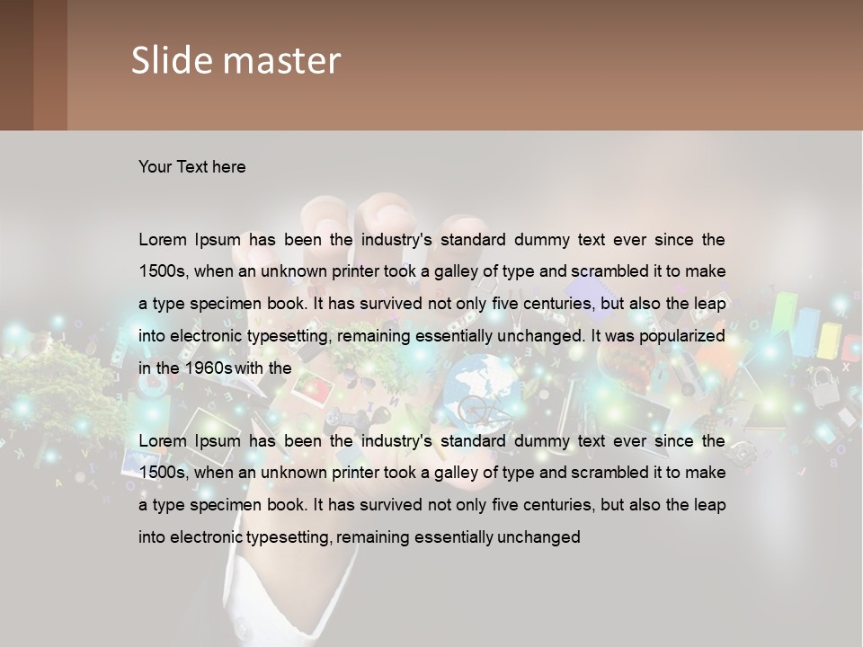 Power Air Electric PowerPoint Template