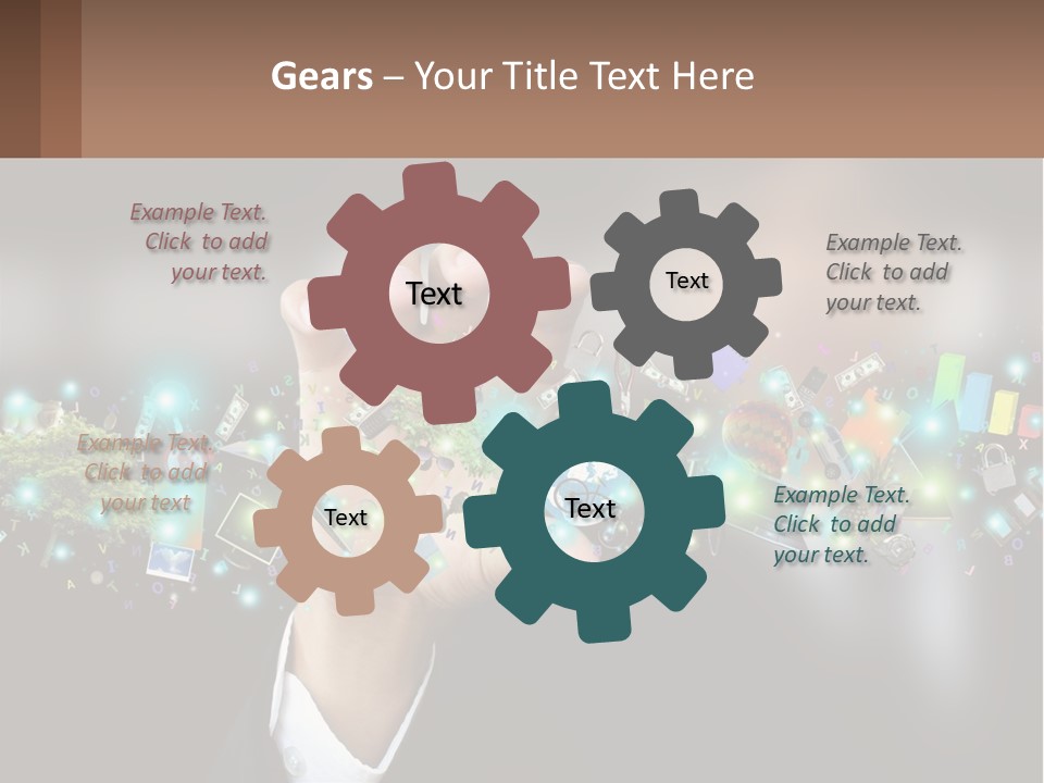 Power Air Electric PowerPoint Template
