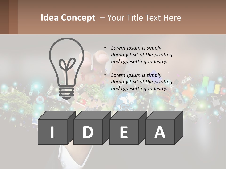 Power Air Electric PowerPoint Template