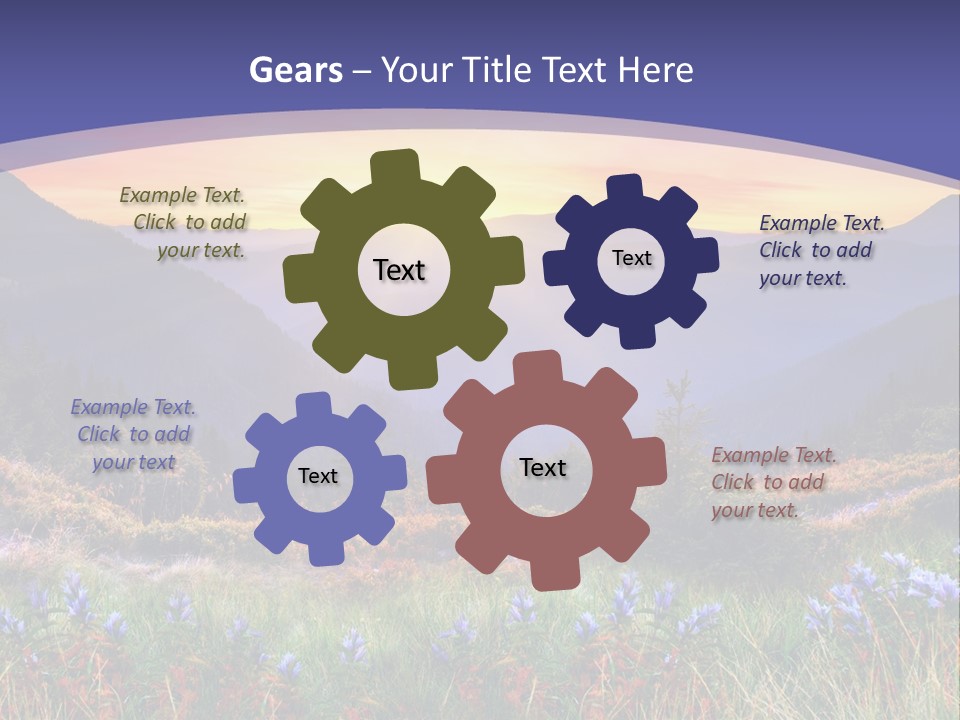 Equipment Climate Part PowerPoint Template