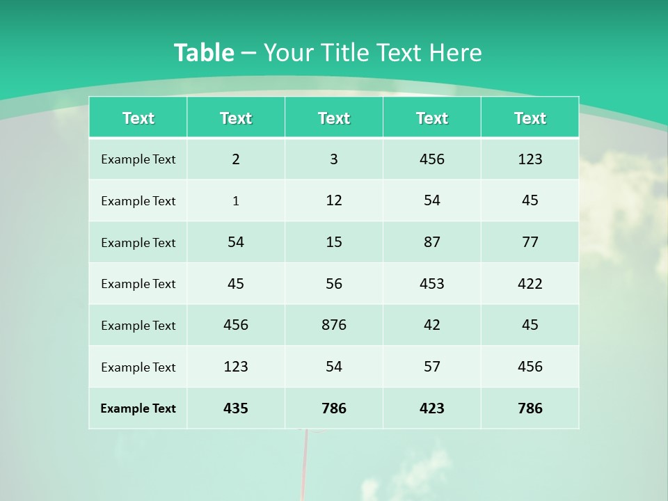 Cold Electric Power PowerPoint Template