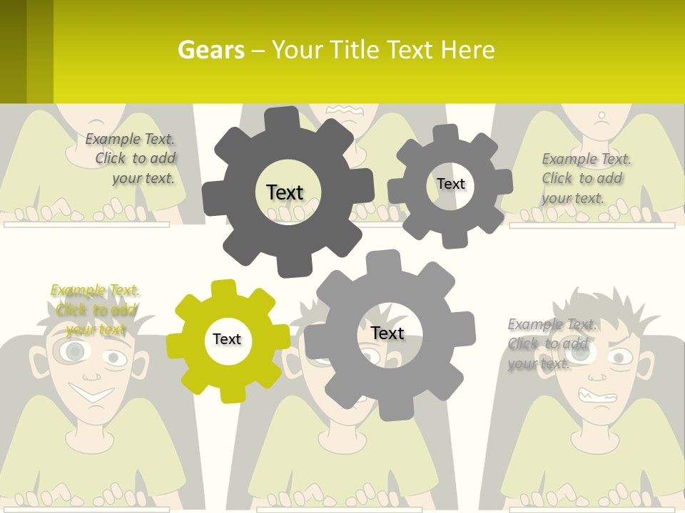 White Part Energy PowerPoint Template