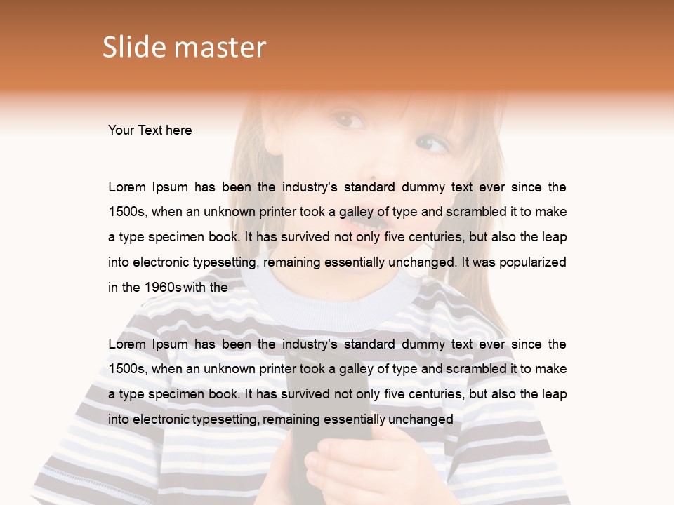 Cool Remote Unit PowerPoint Template