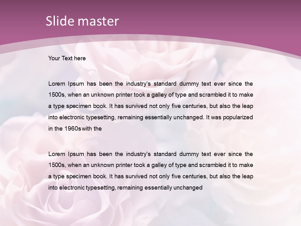 White Switch Equipment PowerPoint Template