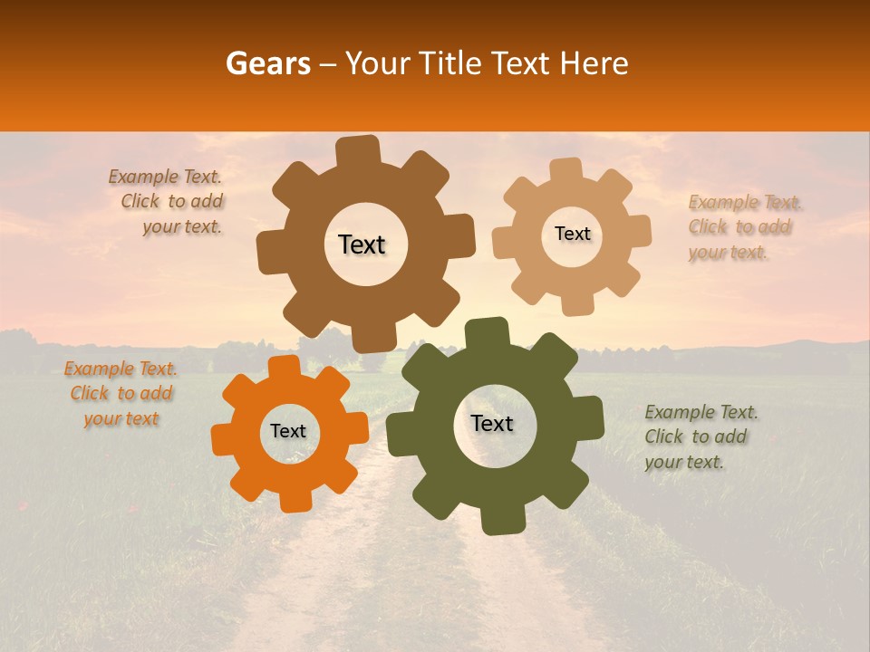 Ventilation Electric Technology PowerPoint Template