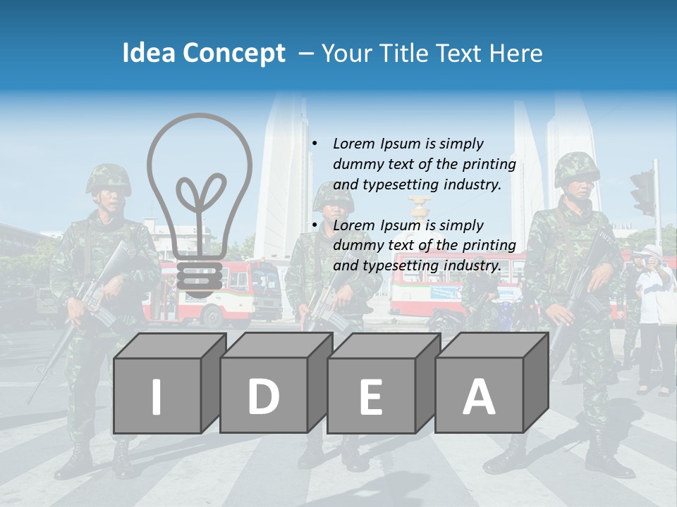 Electric Supply Power PowerPoint Template