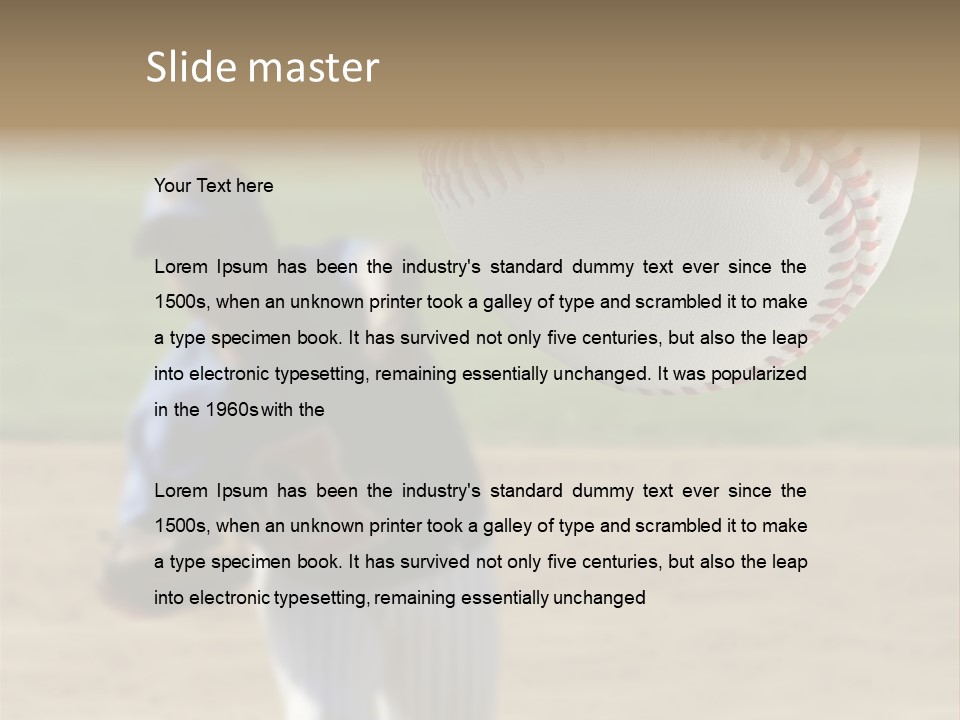 House White Temperature PowerPoint Template