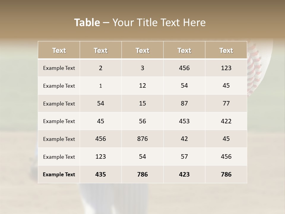 House White Temperature PowerPoint Template