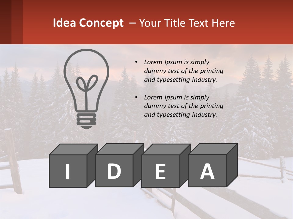 Home Supply Condition PowerPoint Template