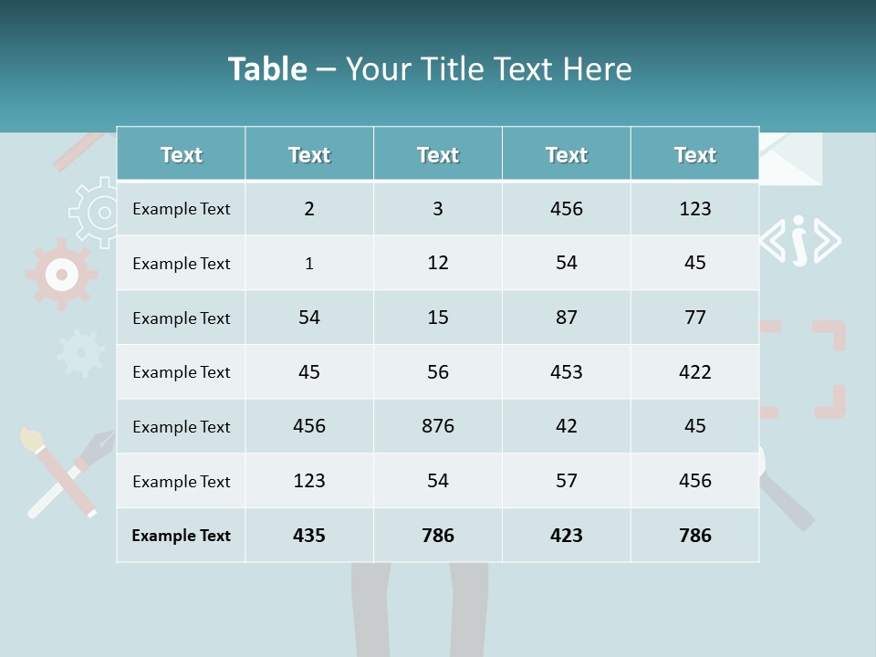 Cool Temperature Climate PowerPoint Template