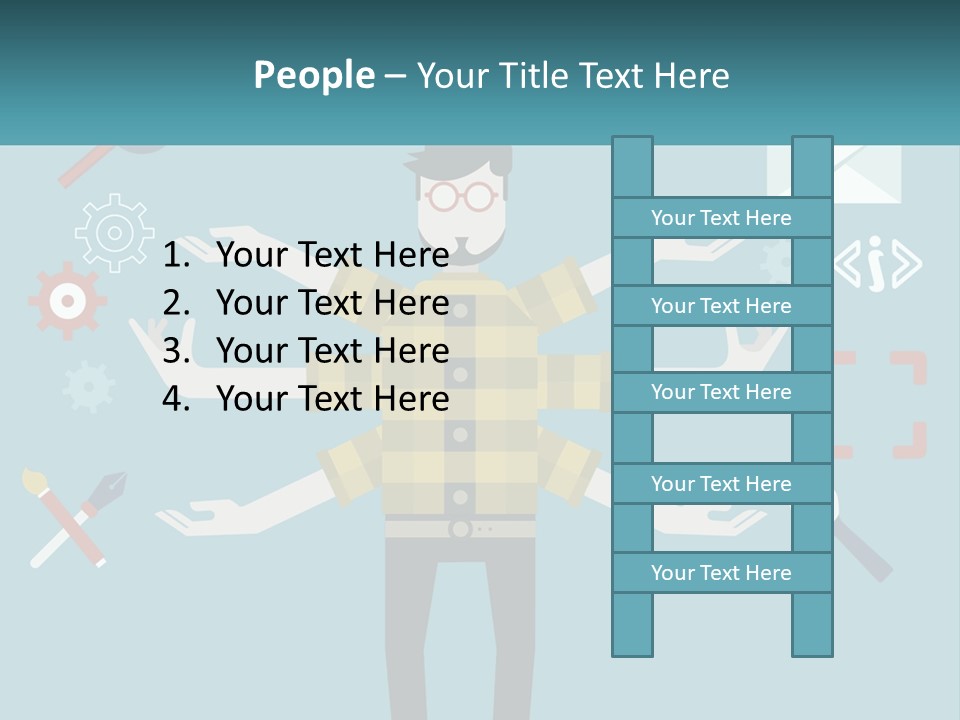 Cool Temperature Climate PowerPoint Template