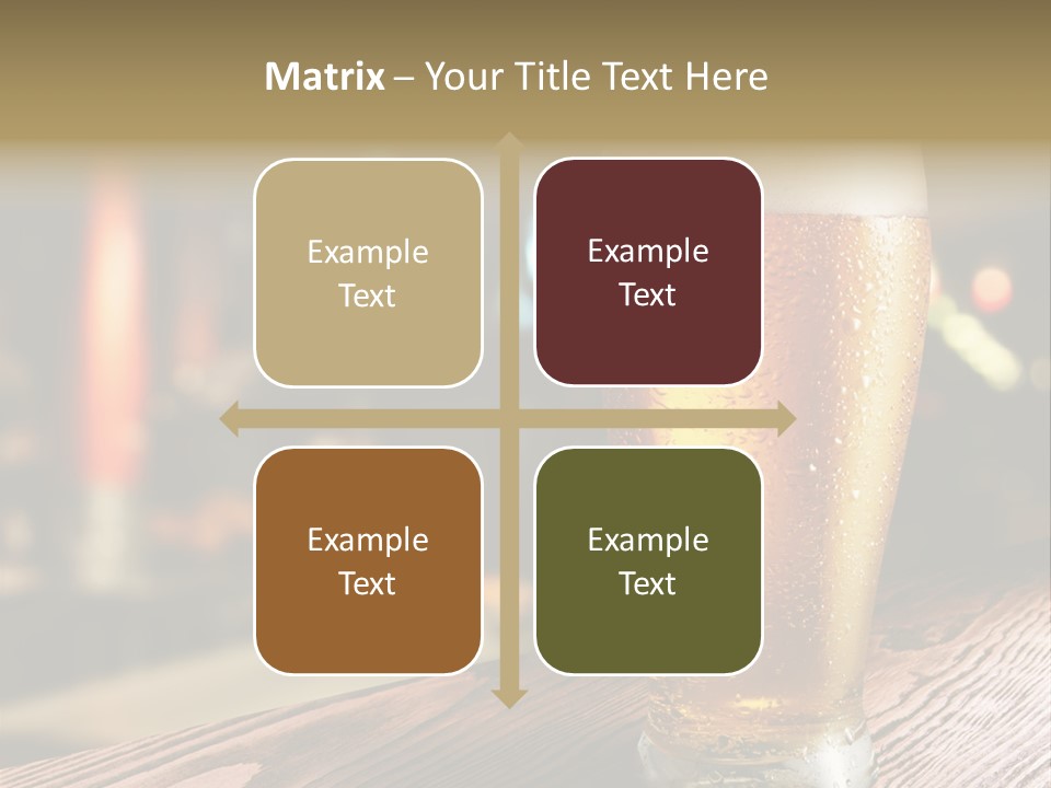 Cold White Conditioner PowerPoint Template