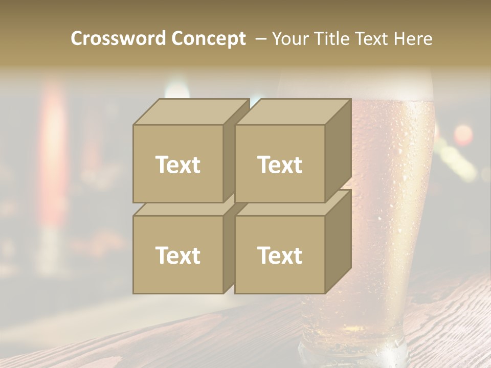 Cold White Conditioner PowerPoint Template