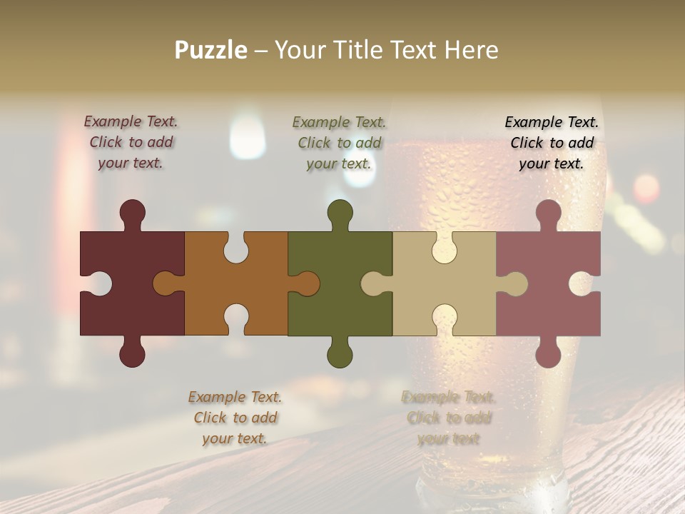 Cold White Conditioner PowerPoint Template