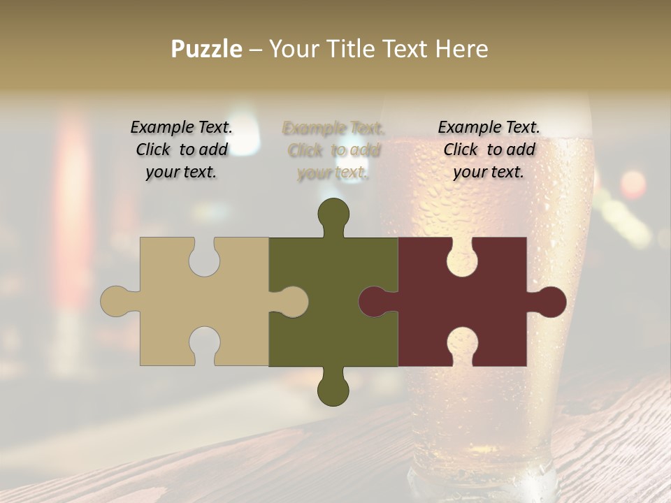 Cold White Conditioner PowerPoint Template