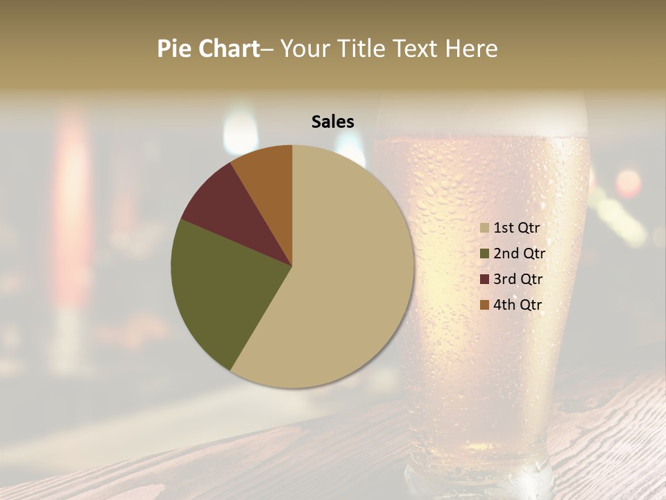 Cold White Conditioner PowerPoint Template