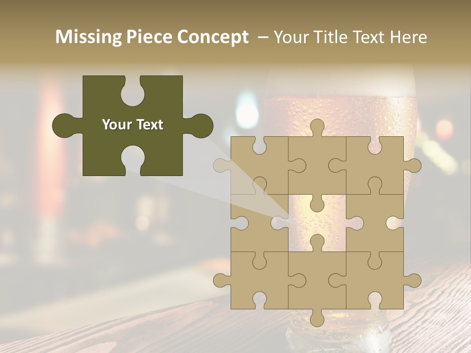 Cold White Conditioner PowerPoint Template