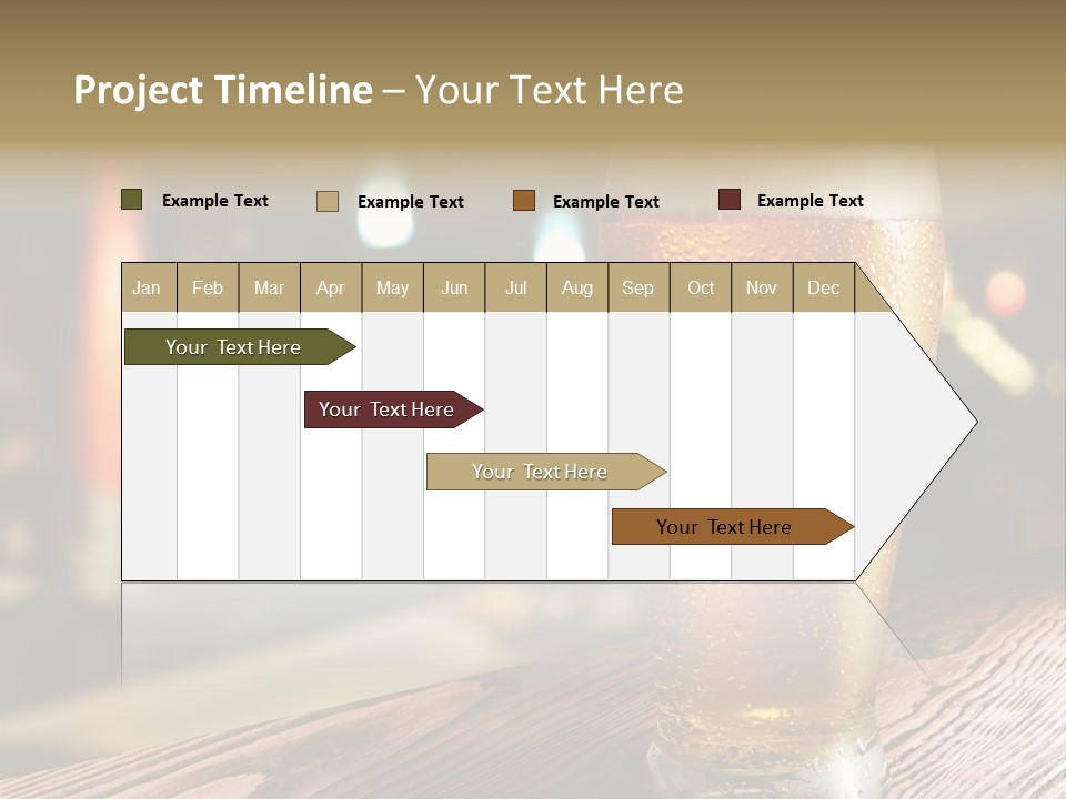 Cold White Conditioner PowerPoint Template