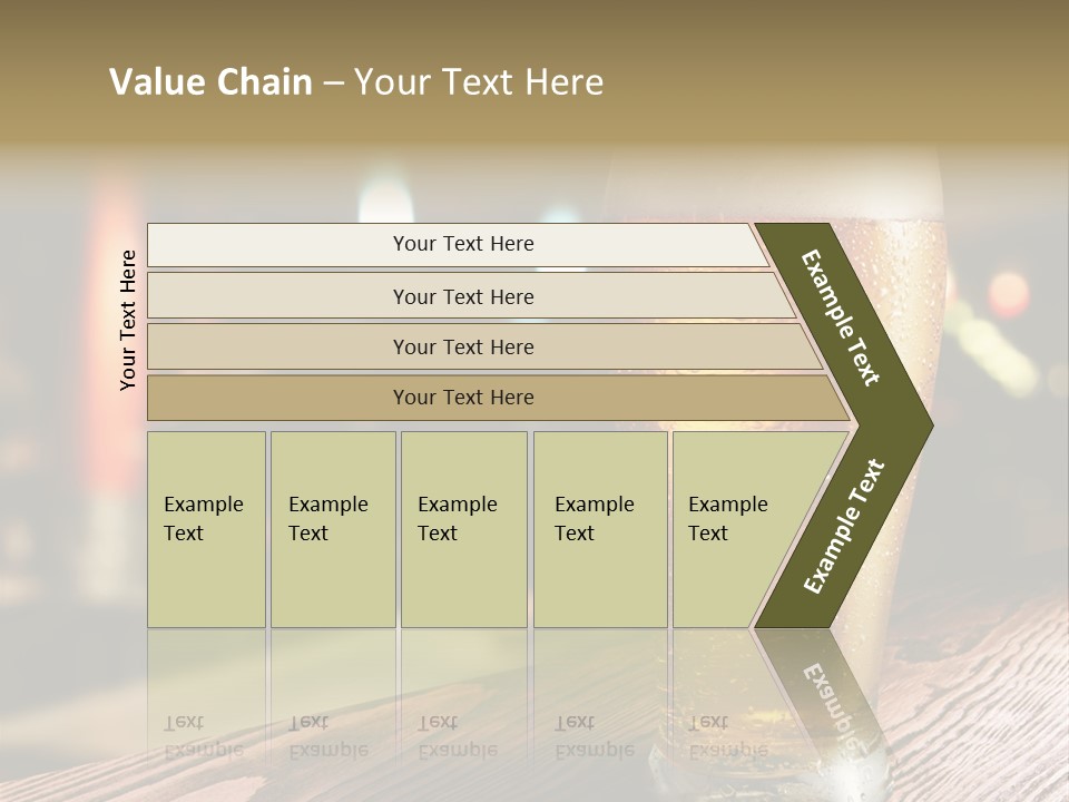 Cold White Conditioner PowerPoint Template