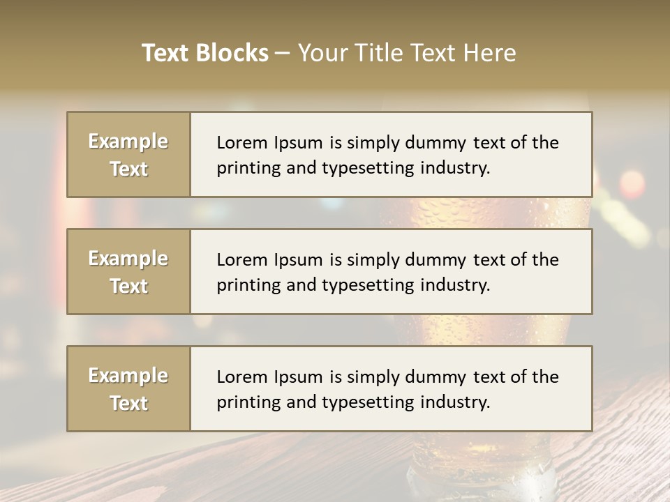 Cold White Conditioner PowerPoint Template