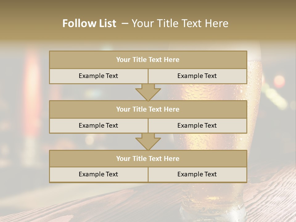 Cold White Conditioner PowerPoint Template