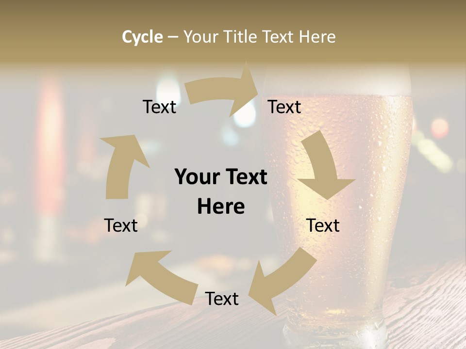 Cold White Conditioner PowerPoint Template