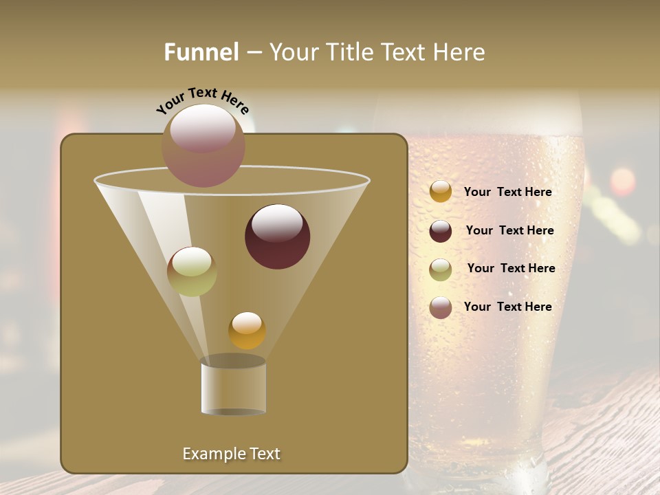 Cold White Conditioner PowerPoint Template