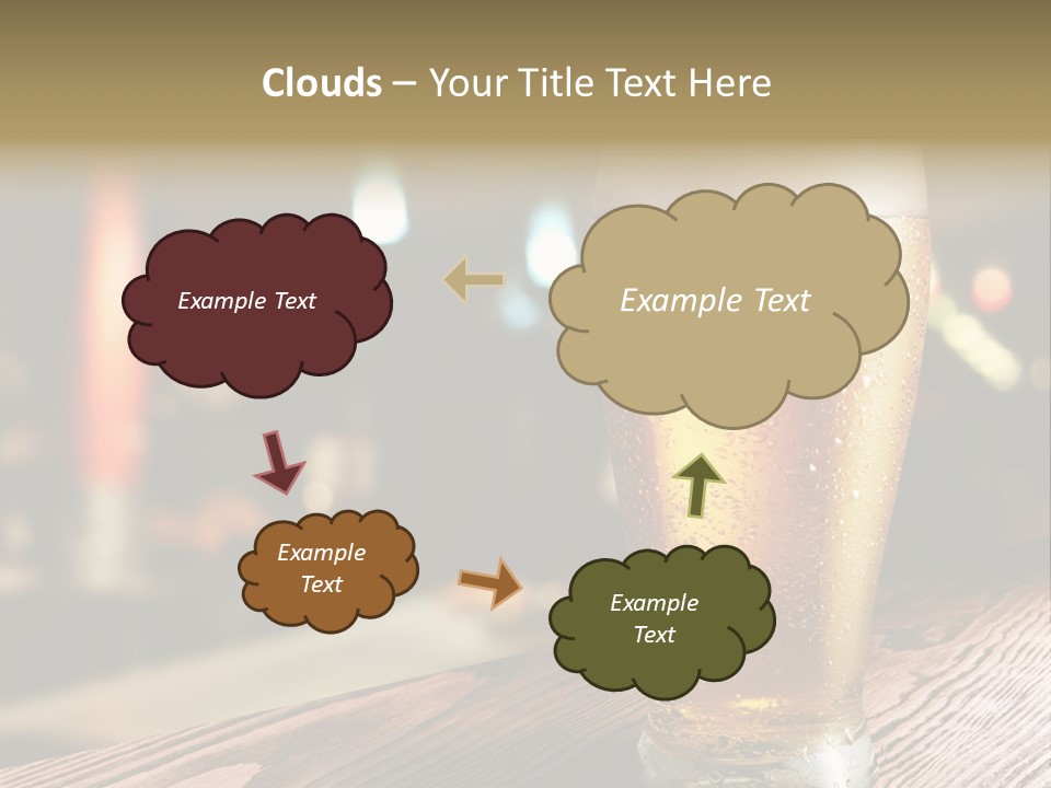 Cold White Conditioner PowerPoint Template