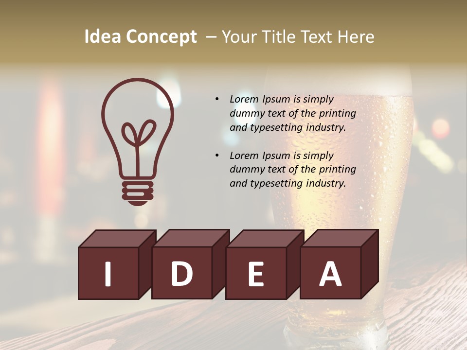 Cold White Conditioner PowerPoint Template