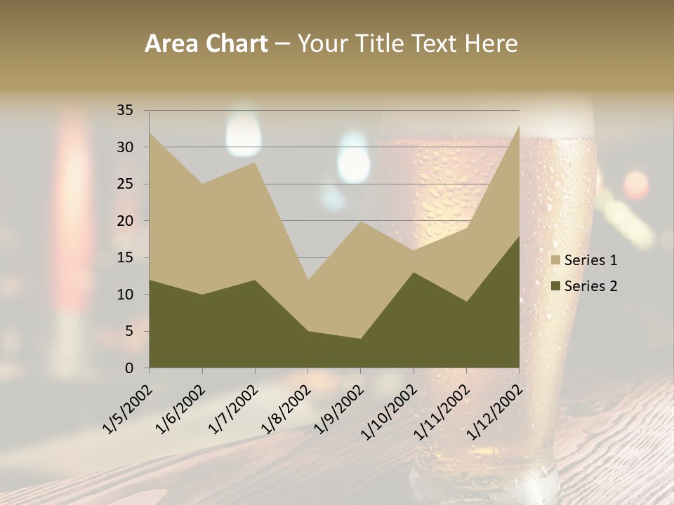 Cold White Conditioner PowerPoint Template