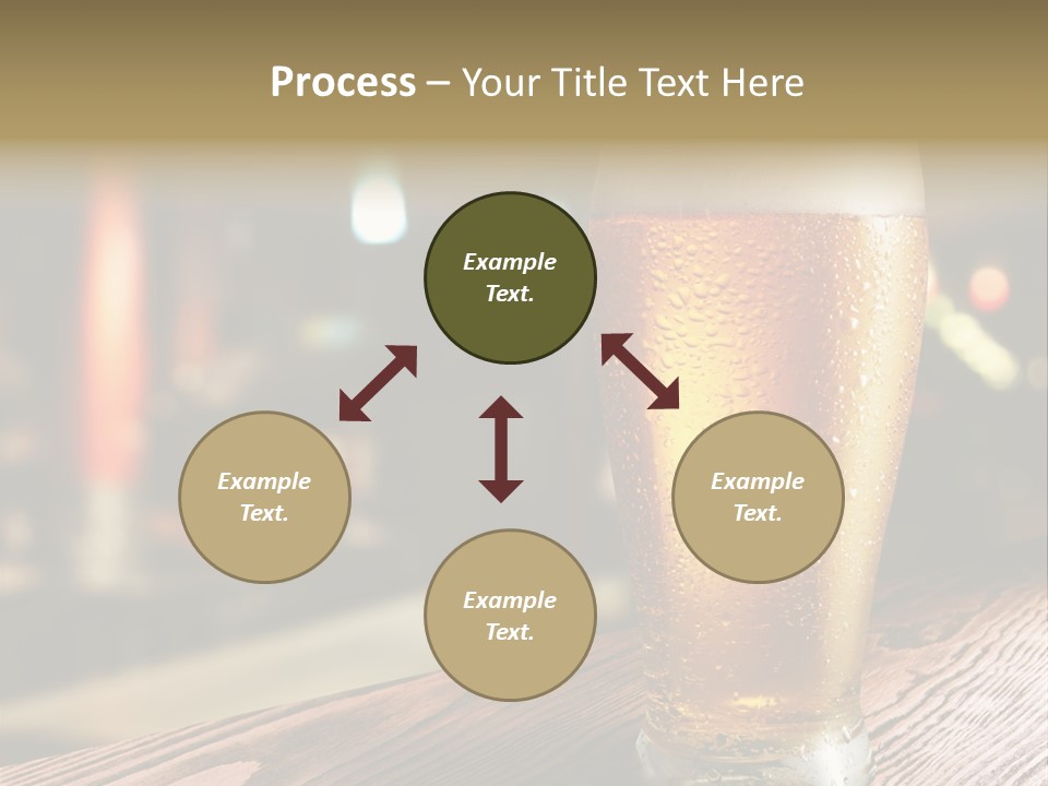 Cold White Conditioner PowerPoint Template