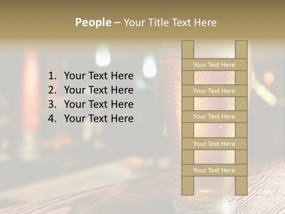 Cold White Conditioner PowerPoint Template