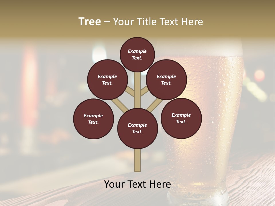 Cold White Conditioner PowerPoint Template