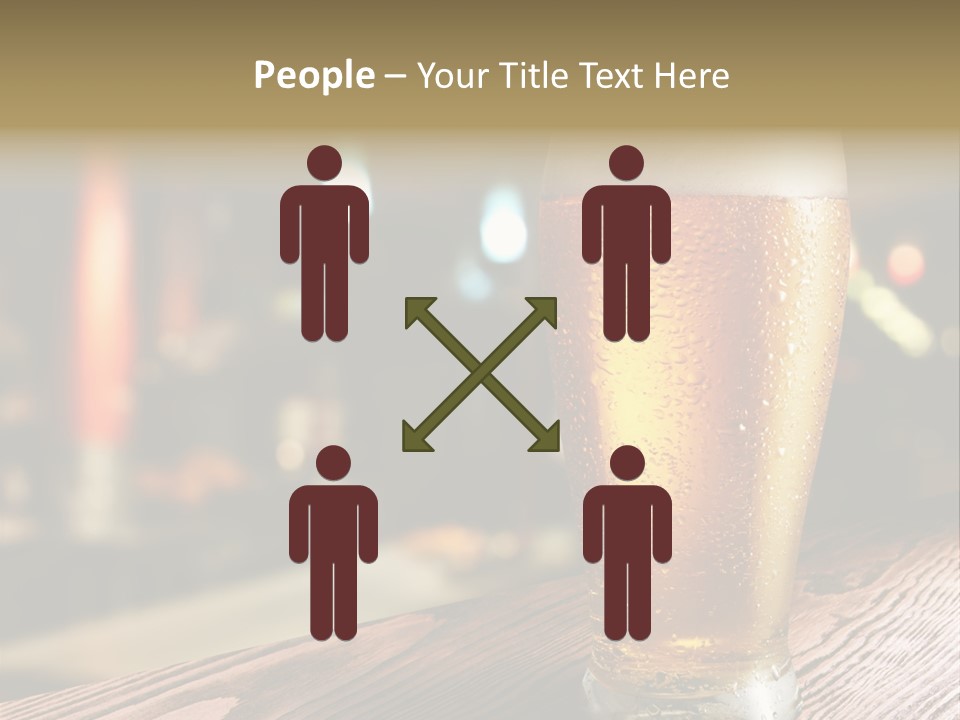 Cold White Conditioner PowerPoint Template