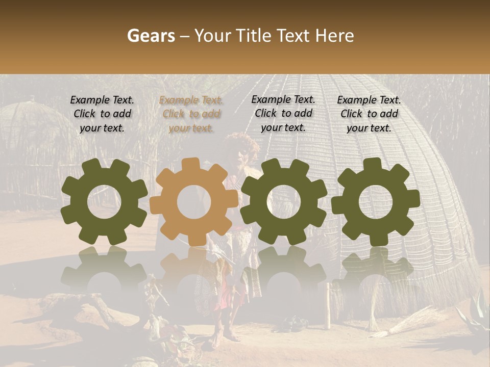 White Part Heat PowerPoint Template