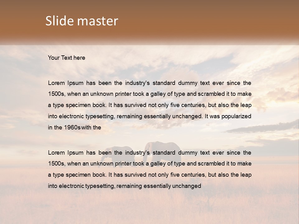 Cold Electricity Cool PowerPoint Template