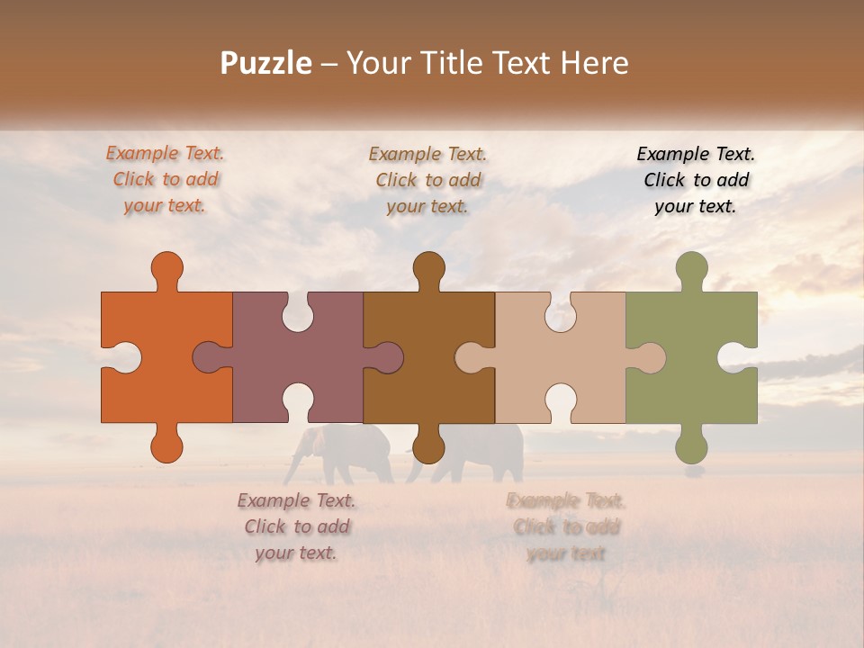 Cold Electricity Cool PowerPoint Template