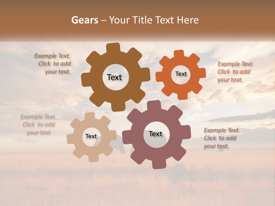 Cold Electricity Cool PowerPoint Template