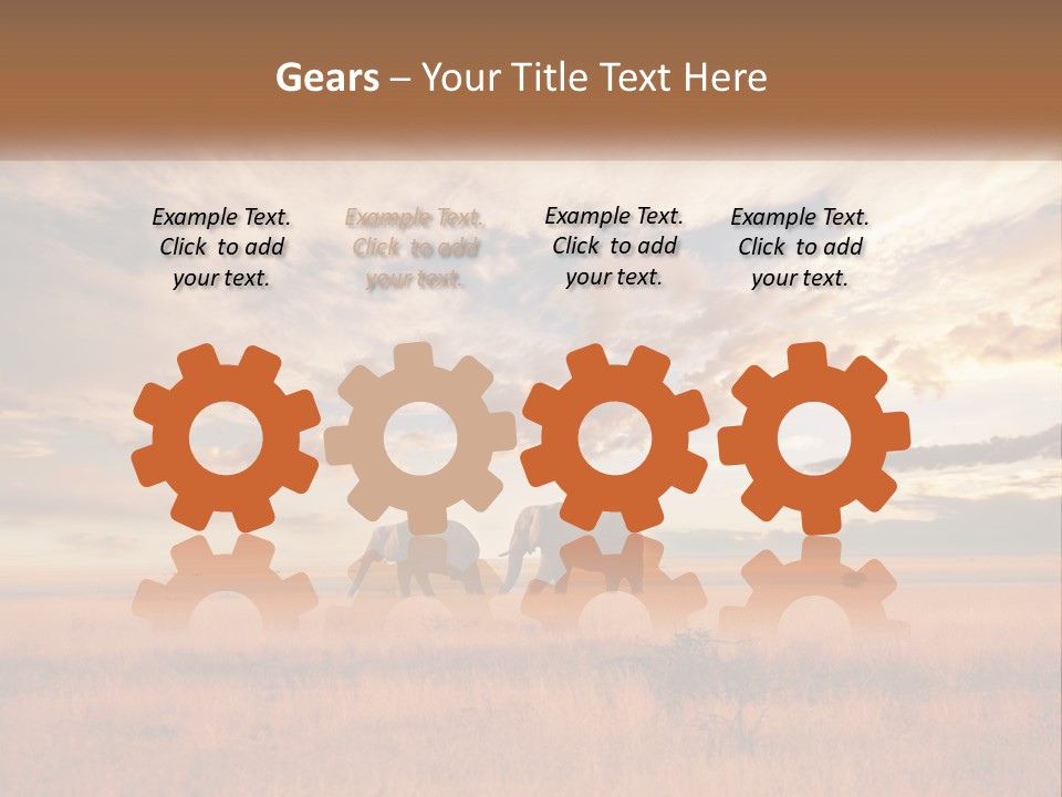 Cold Electricity Cool PowerPoint Template