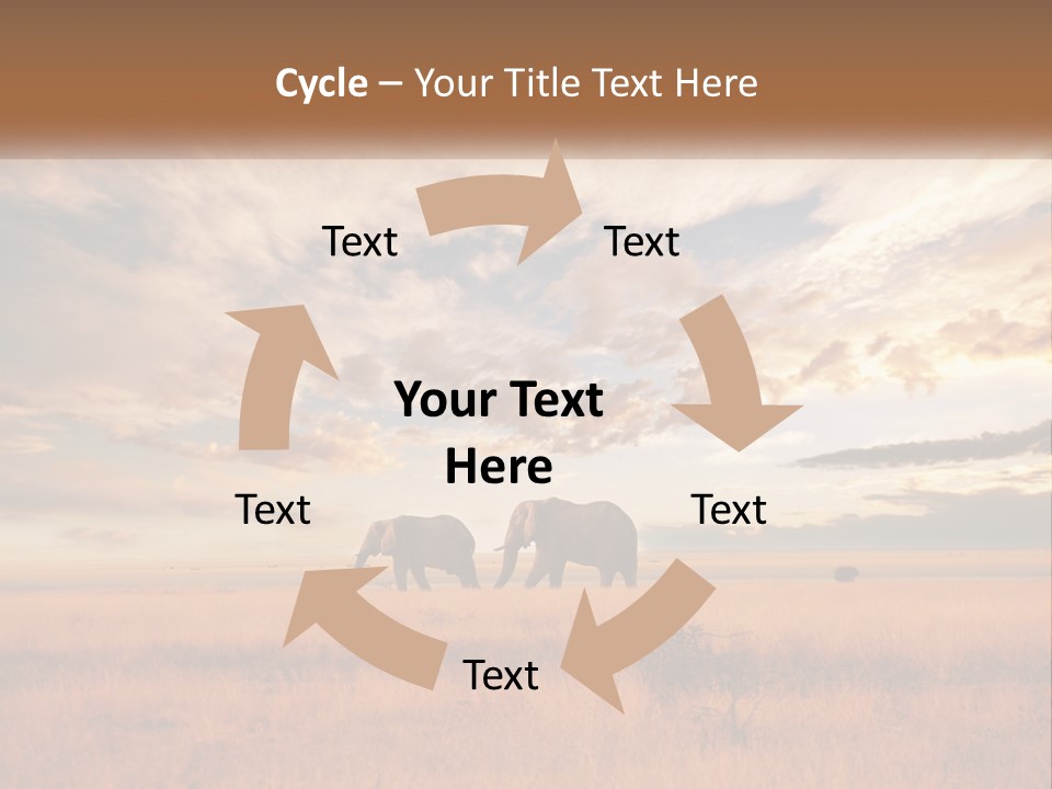 Cold Electricity Cool PowerPoint Template
