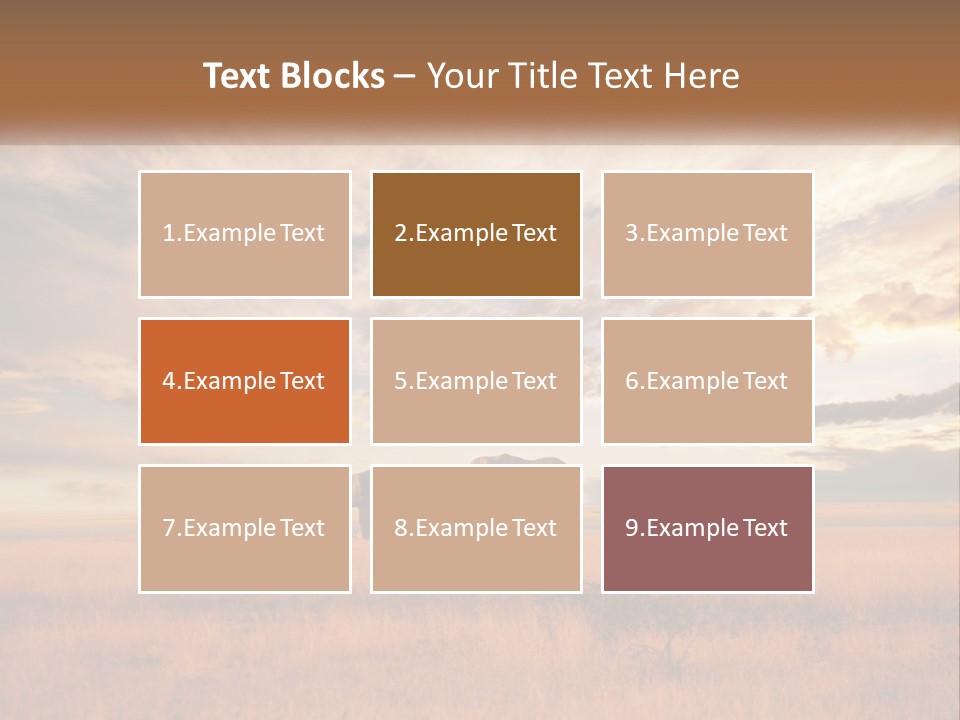 Cold Electricity Cool PowerPoint Template