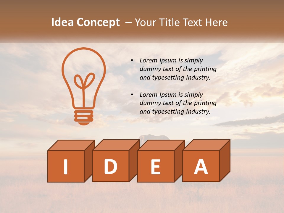 Cold Electricity Cool PowerPoint Template